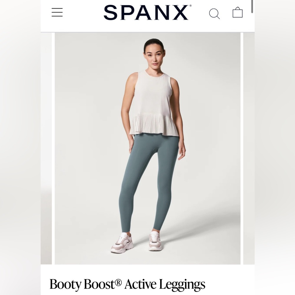Spanx booty boost leggings, size: M